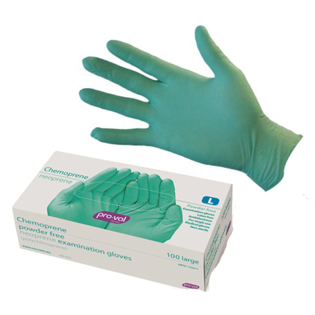 neoprene examination gloves